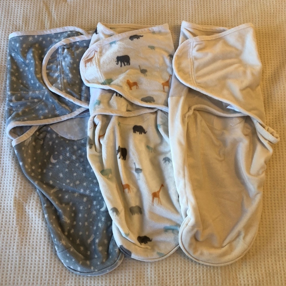 Aden + Anais Swaddle bundle of 3.  size 0-3 months